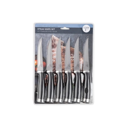 Core Kitchen Core Kitchen Stainless Steel Steak Knife Set 6 pc AC29920